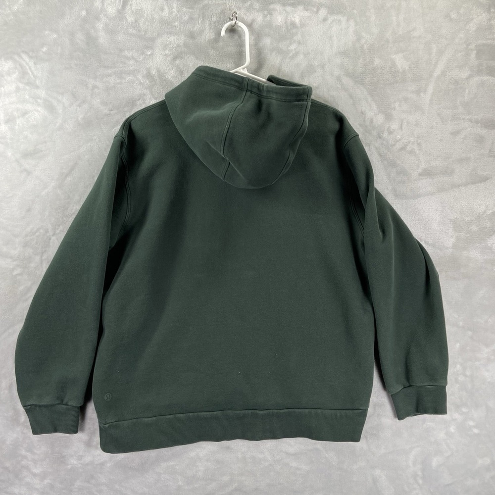 Lululemon Hoodie men's Small Steady State Pullover Sweatshirt Green Fleece Cozy - Picture 13 of 13
